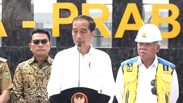 Jokowi Meresmikan Jalan Tol Indralaya-Prabumulih Sebesar Rp12,5 Triliun